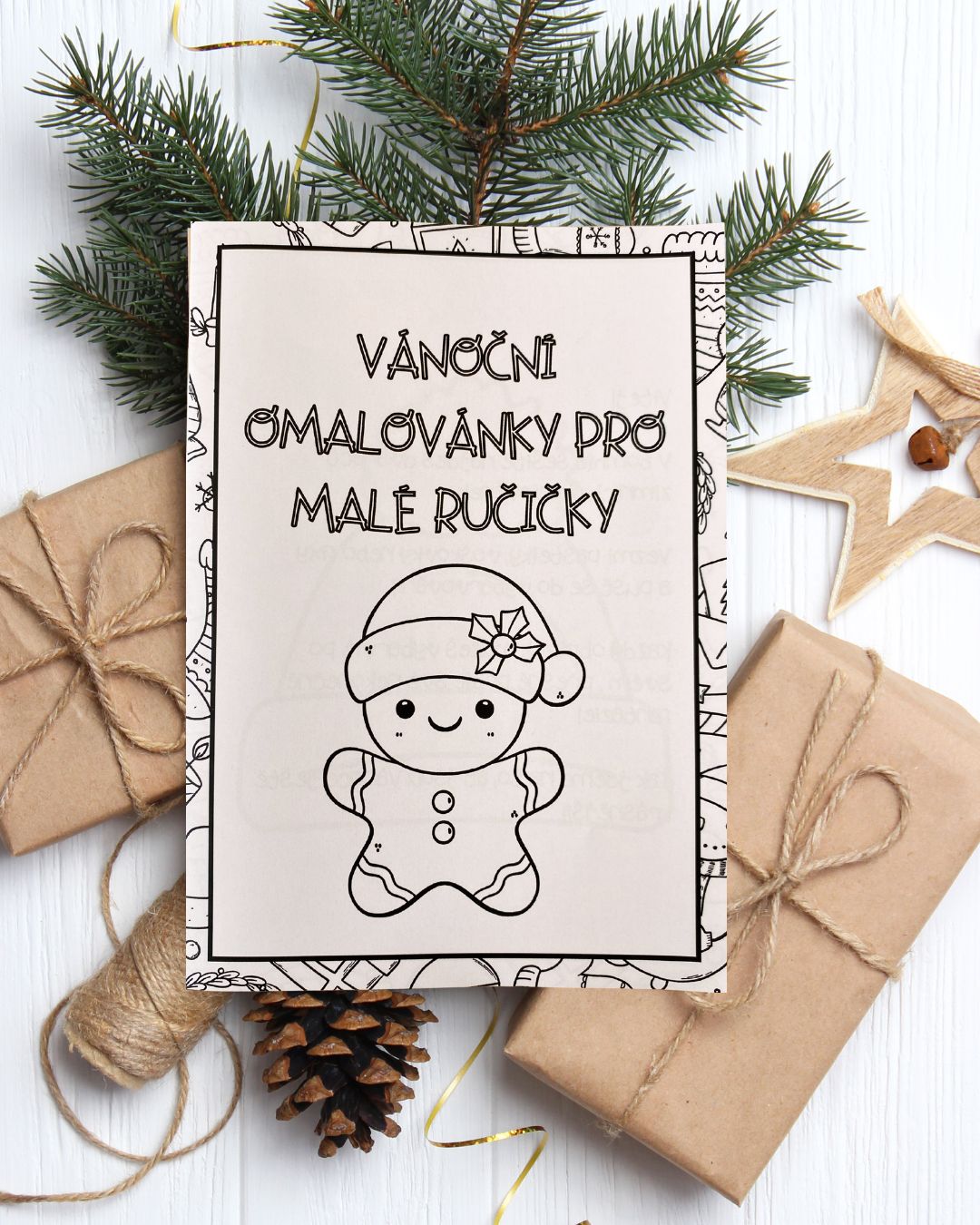 Vánoční omalovánky pro malé ručičky