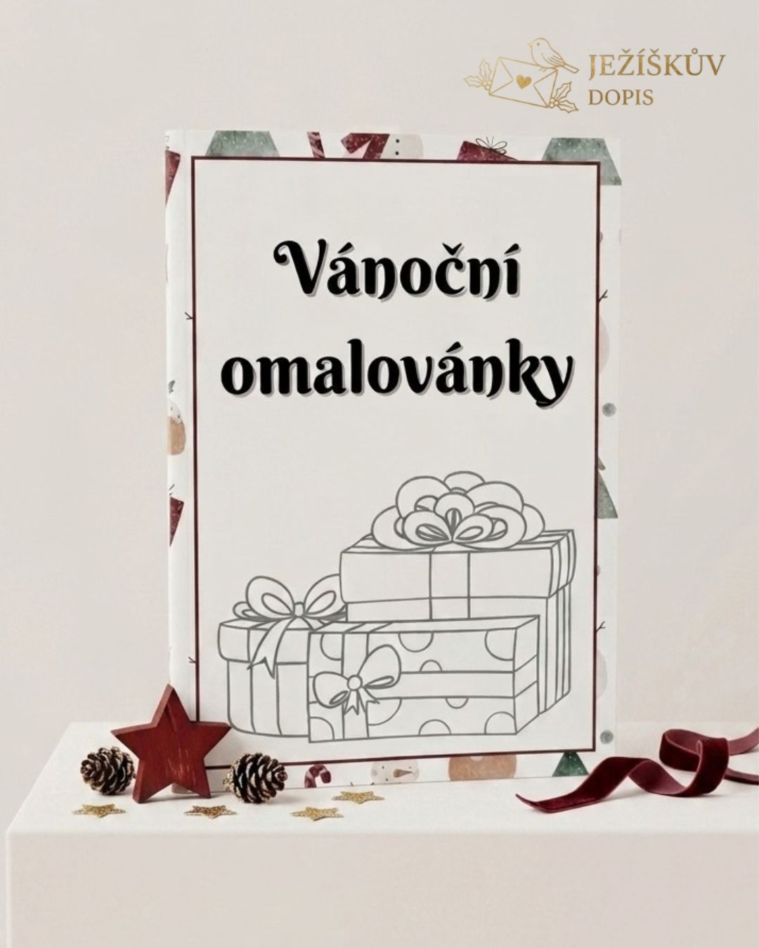 Vánoční omalovánky