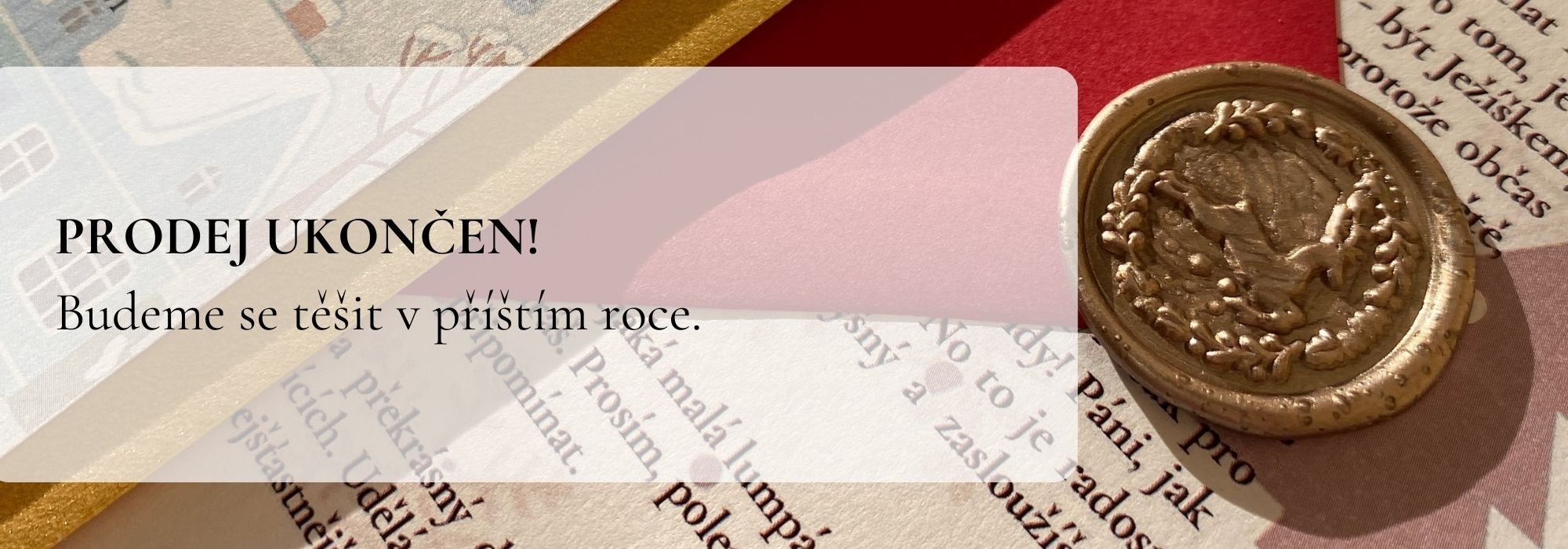 Prodej ukončen